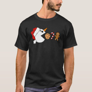 Camiseta Snowman Gingerbread Candy Cookie Navidades de Navi