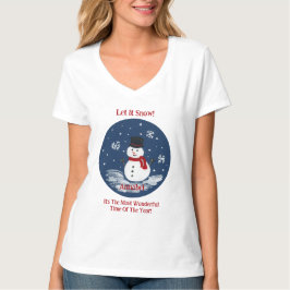 Camiseta Snowman, maravilloso año de tiempo, Unisex PERSONA