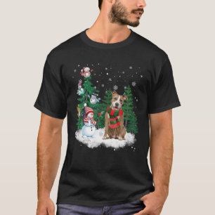 Camiseta Snowman, Navidades de perro mugrientos de Estados