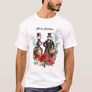 Camiseta snowman steampunk y snowpunk