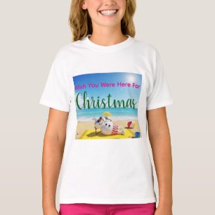 Camiseta Snowman Sunbathing