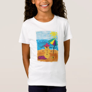 Camiseta Snowman verano - Arte infantil para CHOC