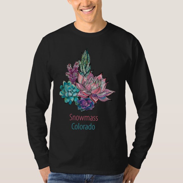 Camiseta Snowmass  Colorado  Souvenir (Anverso)