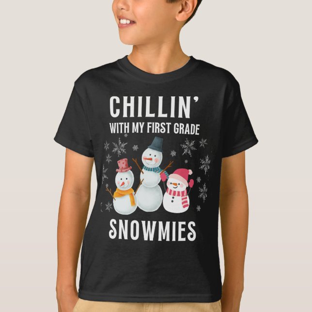 Camiseta snowmies de primer grado (Anverso)