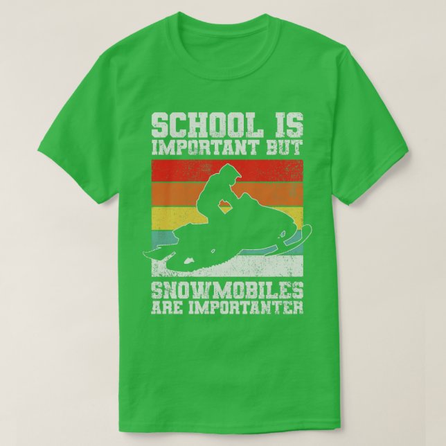 Camiseta Snowmobile (Diseño del anverso)