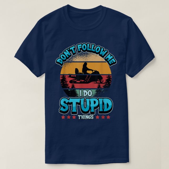Camiseta Snowmobile  (Diseño del anverso)