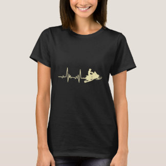 Camiseta Snowmobile Heartbeat Heartbeat Rate Snowmobile