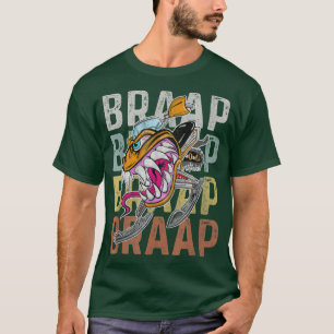 Camiseta Snowmobile Monster Motor Sled Braap Retro 