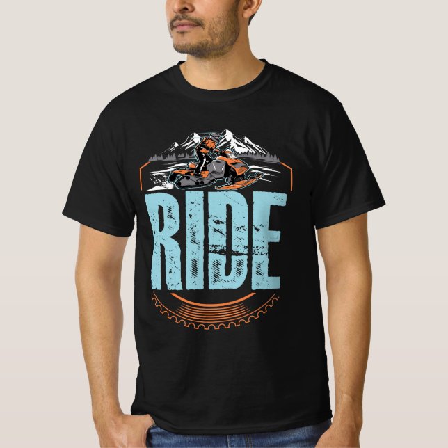 Camiseta Snowmobile: Snowmobiling Winventure Spor (Anverso)