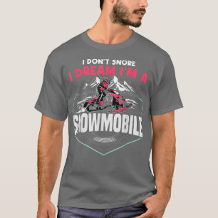 Camiseta Snowmobiling Gift Old Man Grandpa Rides a Snowmob