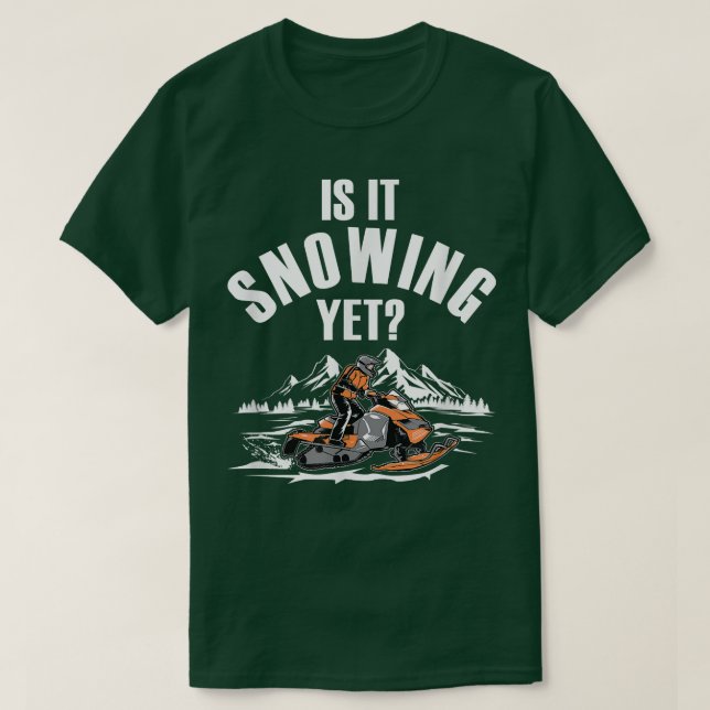 Camiseta Snowmobiling Winter Snow Machine  Snowmobiler Snow (Diseño del anverso)