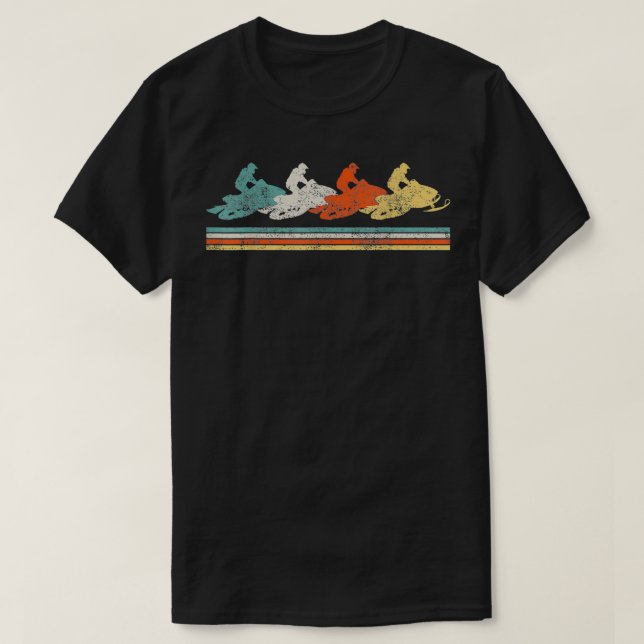 Camiseta Snowmobling Snowmobile (Diseño del anverso)