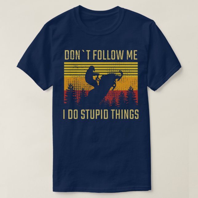 Camiseta Snowmobling Snowmobile 1 (Diseño del anverso)