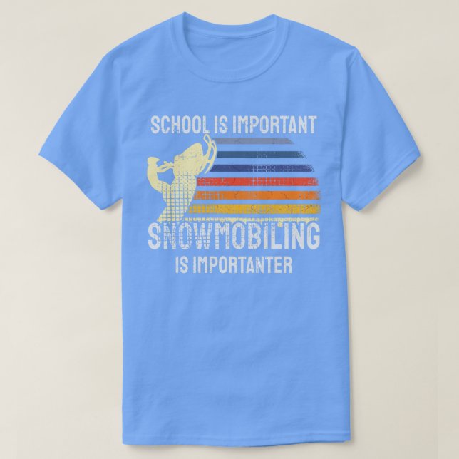 Camiseta Snowmobling Snowmobile 4 (Diseño del anverso)