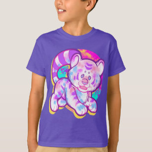 Camiseta Snowowley Tiger Cute Neon Kidcore