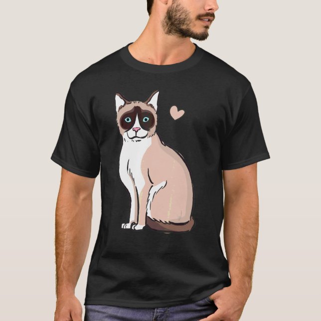 Camiseta Snowshoe Cat Funny (Anverso)