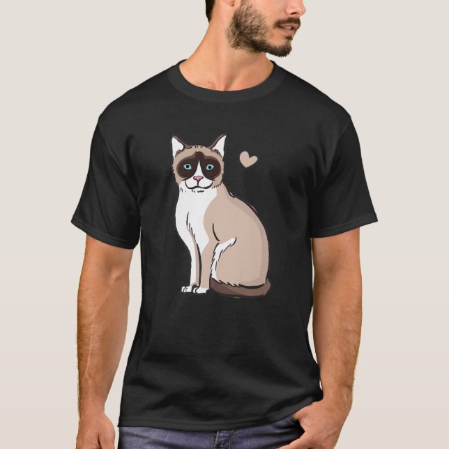 Camiseta Snowshoe Cat Funny (Anverso)