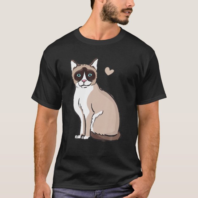 Camiseta Snowshoe Cat Funny (Anverso)
