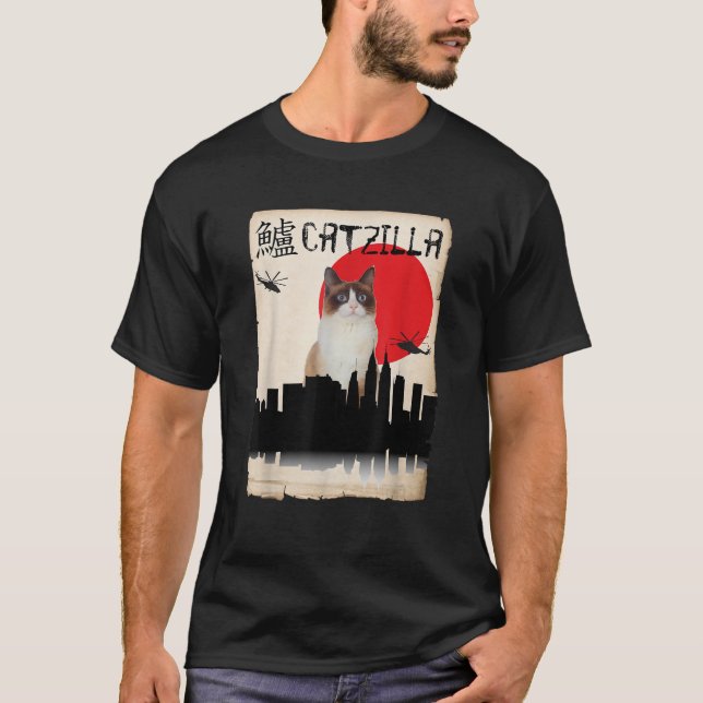 Camiseta Snowshoe Catzilla  (Anverso)