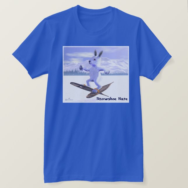 Camiseta Snowshoe Hare (Anverso del diseño)