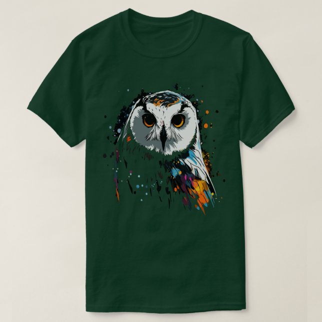 Camiseta Snowy Owl (Diseño del anverso)