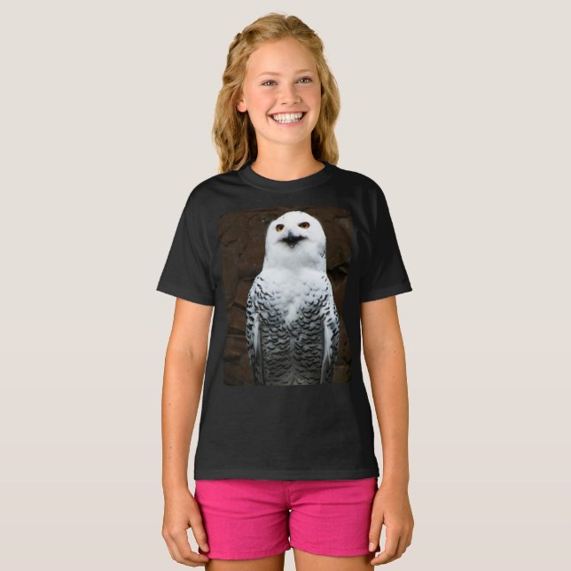 Camiseta Snowy Owl gccna (Anverso completo)