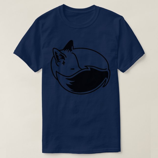 Camiseta Snuggled Fox 3 (Diseño del anverso)