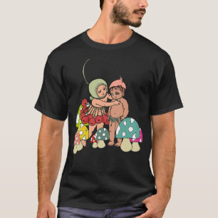 Camiseta Snugglepot y Cudlepie y champiñones