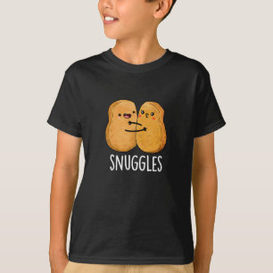 Camiseta Snuggles Divertidos Pareja Nugget Pun Dark BG