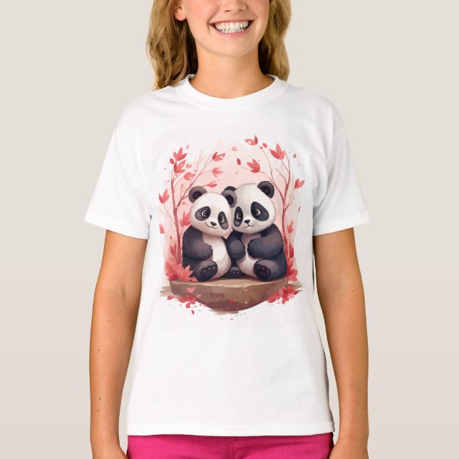 Camiseta So Happy Together Panda par (Anverso)