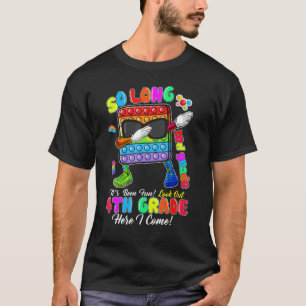Camiseta So Long 3rd Grade Here I Come 4th Grade Dabbing Po