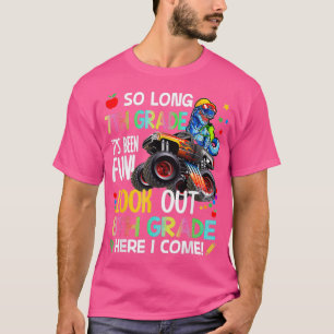 Camiseta So Long 7th Grade Here 8th Grade I Come Monster Tr