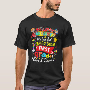Camiseta So Long Kindergarten 1st Grade Here I Come Gradua