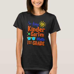 Camiseta So Long Kindergarten Hello 1º grado Maacher Stud