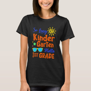 Camiseta So Long Kindergarten Hello 1º grado Maacher Stud