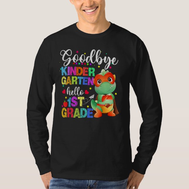 Camiseta SO LONG KINDERGARTEN HELLO 1st GRADE Teacher Stude (Anverso)