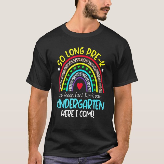 Camiseta So Long Kindergarten Here I Come Kids Back To Scho (Anverso)