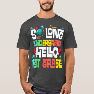 Camiseta So Long Kindergarten Hola Primer Grado Infantil