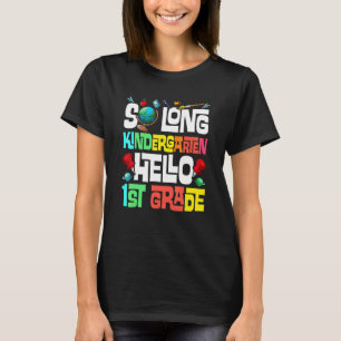 Camiseta So Long Kindergarten Hola Primer Grado Infantil