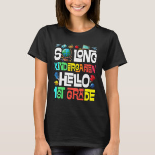 Camiseta So Long Kindergarten Hola Primer Grado Infantil