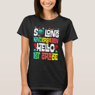 Camiseta So Long Kindergarten Hola Primer Grado Infantil