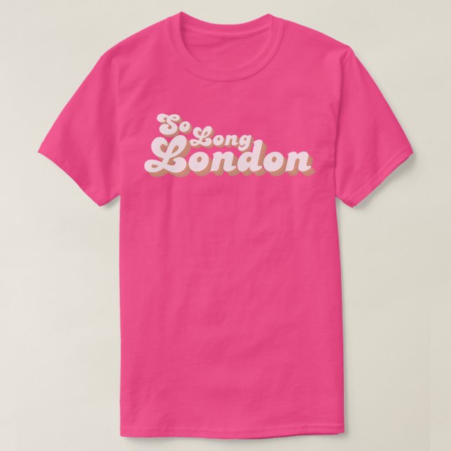 Camiseta So Long London TShirt 9 (Diseño del anverso)