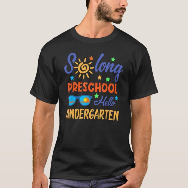 Camiseta So Long Preschool HELLO Kindergarten Teacher Stude (Anverso)