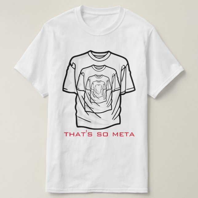 Camiseta So Meta (Diseño del anverso)
