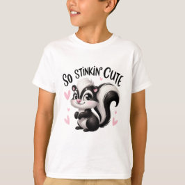 Camiseta So Stinkin Cute Skunk Art