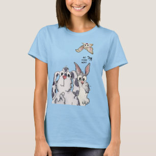 Camiseta So Wass Hop? 3 Cartoon Rabbits Custom Shirt