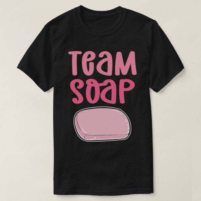Camiseta Soap del equipo. La Saponificación De Cocina De Ja (Diseño del anverso)