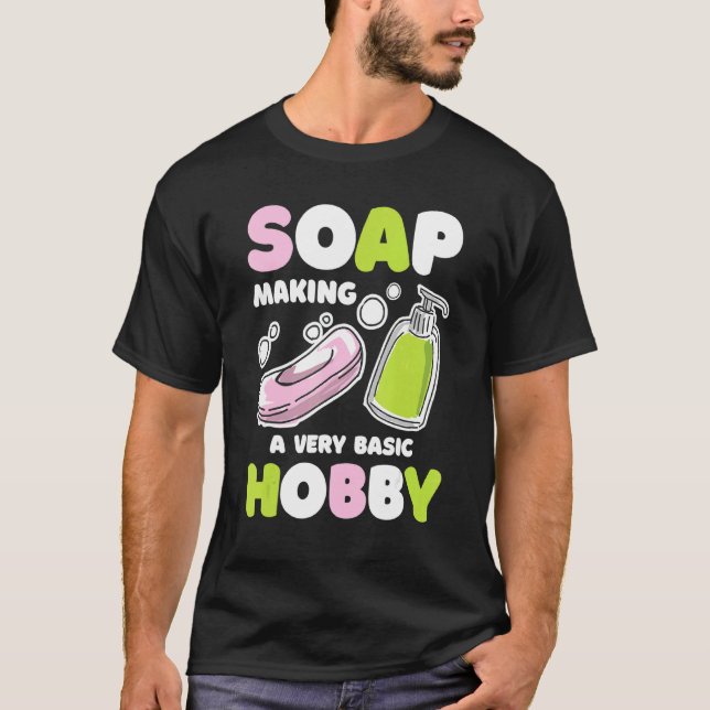 Camiseta Soap Making Basic Hobby Soapma artesanal (Anverso)