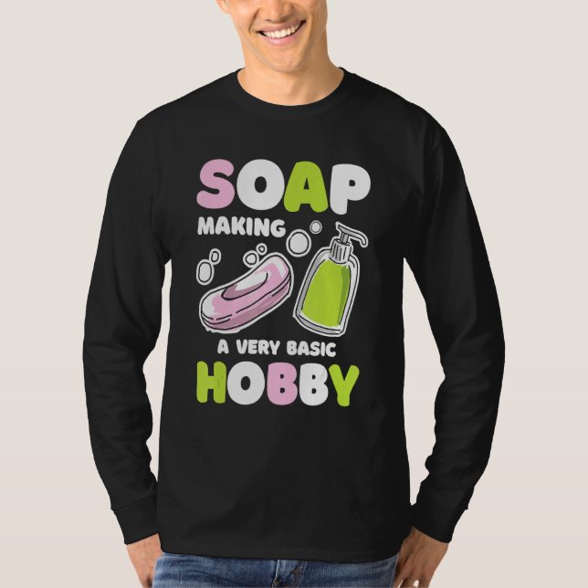 Camiseta Soap Making Basic Hobby Soapma artesanal (Anverso)