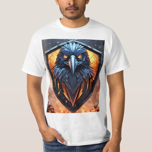 Camiseta Soar libre: Espíritu salvaje de águila de cristal: (Anverso)